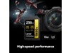 LEXAR SDcard 256GB 1800x SDXC UHS-II Card GOLD Series W 205 MB/s R 280 MB/s LSD1800256G-BNNNG LEXAR SDcard 256GB 1800x SDXC UHS-II Card GOLD Series W 205 MB/s R 280 MB/s LSD1800256G-BNNNG